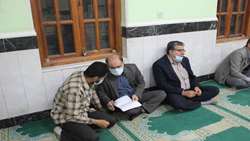 حضور هیات بازرسی کل استان بوشهر در یک مسجد برای پاسخگویی به شکایات مردمی