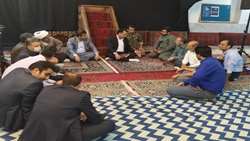 میز خدمت بازرسی کل استان سیستان و بلوچستان در مسجد امام رضا(ع) زاهدان برگزار شد