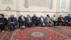 رئیس سازمان بازرسی در مراسم بزرگداشت رئیس‌جمهور شهید و همراهان حضور یافت