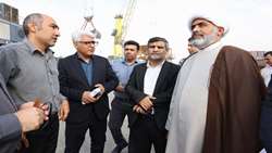 بازرس‌کل قضایی استان خوزستان از اداره‌کل بنادر و دریانوردی و گمرک بندر امام خمینی(ره) بازدید کرد