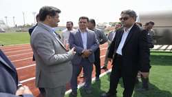 بازدید بازرس کل وزرش و جوانان سازمان بازرسی از وزرشگاه شهدای شهر قدس/ وضعیت محل استقرار تماشاگران و چمن ورزشگاه مورد بررسی قرار گرفت/ تذکرات لازم داده شد
