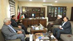 دیدار بازرس‌کل قضایی خوزستان با مدیرشعب بانک مهر خوزستان