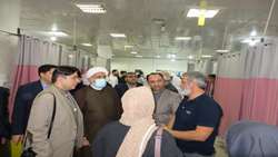 بازدید نامحسوس بازرس کل قضایی خوزستان از بیمارستان گلستان اهواز