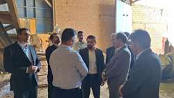 بازدید بازرس کل قضایی ایلام از شرکت دانش بنیان و واحد تولید آجر سرنی