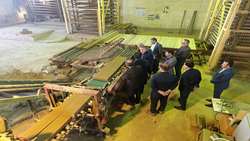 بازدید بازرس کل قضایی اردبیل از شرکت تولیدی اونیکس سفال