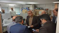 معاون اقتصادی سازمان بازرسی از اداره کل امور مالیاتی غرب تهران بازدید کرد