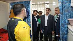 بازدید سرزده بازرس کل امور قوه قضاییه، وزارت دادگستری و واحدهای تابعه سازمان بازرسی از ندامتگاه قزلحصار