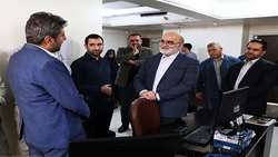بازدید قاضی سراج از خبرگزاری میزان به مناسبت روز خبرنگار