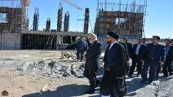 بازدید قاضی سراج از پروژه در حال احداث ساختمان جدید بازرسی کل استان اصفهان