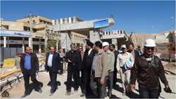 بازدید رئیس منطقه 3 سازمان بازرسی کل کشور از پروژه‌های در حال اجرای شهرداری شیراز