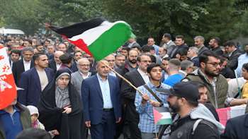 رئیس سازمان بازرسی در راهپیمایی باشکوه یوم الله 13 آبان 