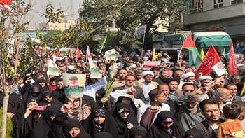 حضور ریاست سازمان در مراسم تشییع شهید نیلفروشان در میدان امام حسین (ع)